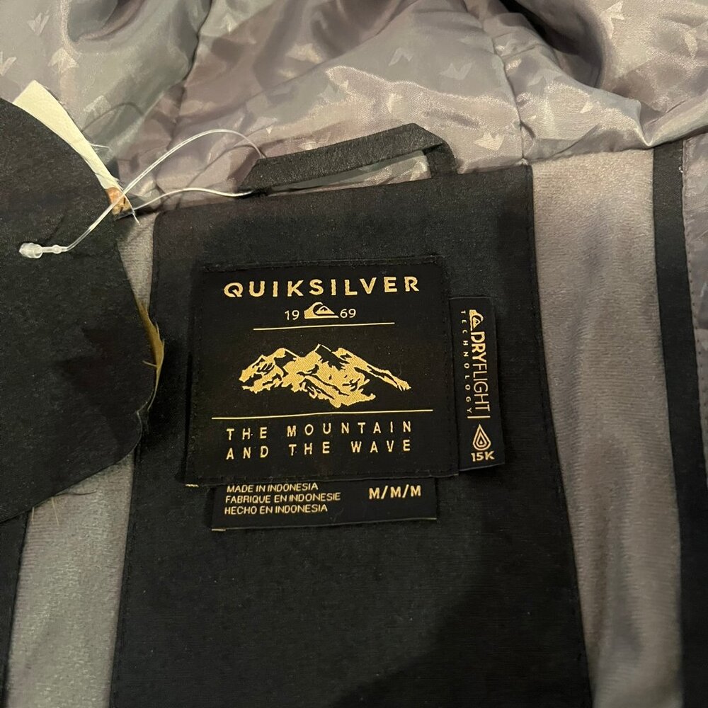 $250 NWT MENS QUIKSILVER HORIZON SNOWBOARDING JACKET SIZE M MEDIUM - Picture 6 of 6